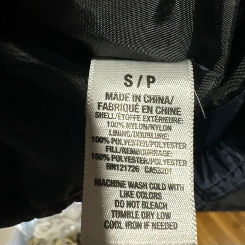 Aeropostale Navy Blue Nylon Puffer Vest